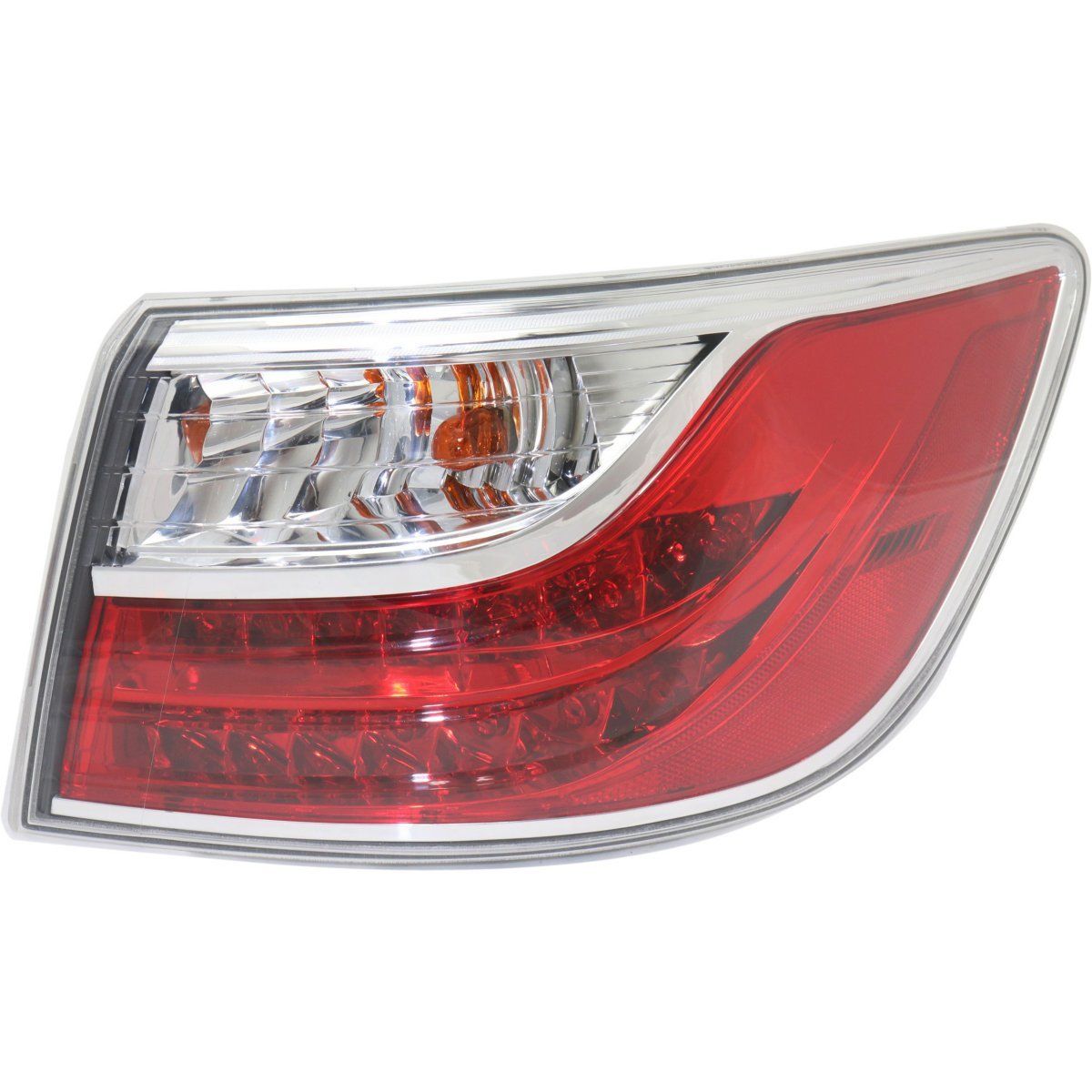 Halogen Tail Light For 2010-2012 Mazda CX-9 Right Outer Clear/Red w/ Bulbs CAPA | eBay 2012 Mazda Cx 9 Tail Light Cover